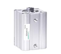 Pneumatic Compact CylinderACQ12 Stroke 5 10 15 30 35 40 45 50 60 mm Double Acting 1Pcs(Stroke 25mm)