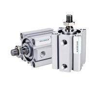 Pneumatic Compact Thin Cylinder Internal Thread Diameter 12 16 20 25 32 40 50 63 80mm Stroke 5 10 20 25 30 40 45 50mm(Stroke 30mm,Bore 20mm)