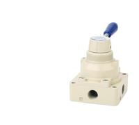 Pneumatic Components Aluminum Alloy Two-Position Four-Way Manual Reversing Valve 4HV210-08 Pneumatic Hand-Rotating Valve Air Control Valve(4HV330-08)