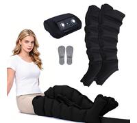 Pneumatic Compression Leg Massager Boots, Enhance Blood Circulation & Relieve Muscle Fatigue, Lymphatic Drainage Therapy for Lipedema Relief, Suitable for Full Leg, Calf and Foot Care