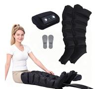 Pneumatic Compression Leg Massager, Effective Lymphatic Drainage & Circulation Booster, Alleviate Aches and Fatigue for Calf, Foot, Full Leg, Perfect for Daily Relax and Sports Rehabilitation