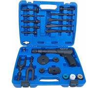 Pneumatic Concrete Breaker Air Hammer Kit with Flat Chisel & Ball Joint Remover for Auto Repair Demolition