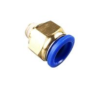 Pneumatic Connector 5PCS Pneumatic Air Connector Fitting PC 4mm 6mm 8mm 10mm 12mm Thread 1/8 1/4 3/8 1/2 Hose Fittings Pipe Quick Connectors(OD4mm-1I4)