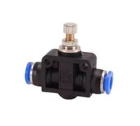 Pneumatic Connector Pneumatic Airflow Regulator: 4-12mm OD Hose Tube, Gas Flow Adjust Valve, Air Speed Controller Fitting SA-6 SA-8(SA-4)
