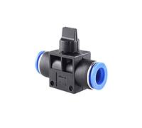 Pneumatic connector，Pneumatic Fitting Tube Connector Fittings Air Water Pipe Push In Hose Couping OD 4mm 6mm 8mm 10mm 12mm Multiple type Tire Spare Parts(1 pcs HVFF,OD10mm)