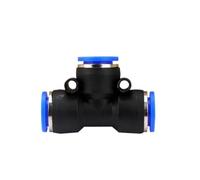 Pneumatic connector，Pneumatic fittings actuator Straight Type plastic hose couplings air valve Air Water Hose connector Tube pipe Connector Tire Spare Parts(PE,14mm)