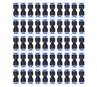 Pneumatic Connector, Stainless Steel Resin, 50Pcs Straight Push to - Connect Fittings by [Brand Name] for Mechanical Processing, Hospital Treatment, and Textile Industries