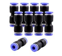 Pneumatic Connectors Push In Quick Coupling Pneumatic Straight 5 mm Quick Coupling Pneumatic Tools for Compressed Air Quick Connectors Pack of 10