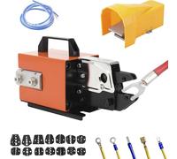 Pneumatic Crimping Tool, Air Powered Wire Machine Up to Crimper Plier Terminals, 1.3T Powerful Output 0.5-0.7Mpa Max 1.0Mpa 6 Feet Hose Fit 0.5-16mm²