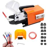 Pneumatic Crimping Tool with 15 Die Sets, Air Powered Wire Terminal Crimper for Mechanical Manufacturing and Various Applications