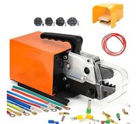 Pneumatic Crimping Tool with Pedal Start, 0.5-0.7MPa, Crimps Up to 16mm², 4 Die Sets, for Electrical Terminals