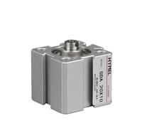Pneumatic Cylinder 12/16/20/25/32/40/50/63/80/100 Bore Series Double Acting 5-100mm Stroke Compact Thin Air Cylinders