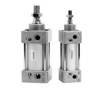 Pneumatic Cylinder 32mm Bore 25mm to 1000mm Stroke SC32/40/50/63/80/100/125 Double Acting Standard Air Cylinder Double Seal Ring(Stroke 350mm Magnet,Bore 125mm)