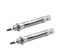 Pneumatic Cylinder Air Cushion Standard Double Acting Single Rod CD85NBore16 20 25mm Stroke 10-200mm 1Pcs(C85N16,50C-B)