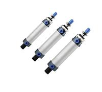 Pneumatic Cylinder Aluminum 40mm Series Ring Mini Pneumatic Cylinder 25-500Mm Stroke Double Acting Small Air Cylinder(MAL40x350mm)