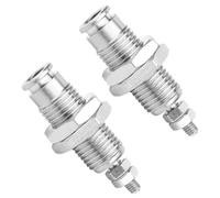 Pneumatic Cylinder Copper Male Thread 2pcs Cjpb6-15 Mini Needle Shape | Single Acting Design, Bulkhead Mountable, Small Bore for Tight Spaces, Light Load Use