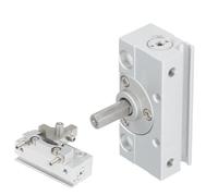 Pneumatic Cylinder CRJB/CRJU Installation Swing Rotary Miniature Rack and Pinion CRJB/CRJU05/1-90/180E 1Pcs(CRJB05X90)