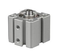 Pneumatic Cylinder External Thread, SDA Series Double Acting Compact Robust Thin Air Cylinder 1piece(25 * 80MM)