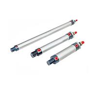 Pneumatic Cylinder MAL 16/20/25/32/40mm Mini Pneumatic Cylinder 25-500mm Stroke Double Acting Aluminum Alloy Air Cylinder(Stroke 100,MAL25)