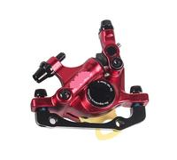 Pneumatic Cylinder MTB Oil Disc Hydraulic Brake Line Pull Calipers Front & Rear G3 Rotors 120/140/160/180MM MT200 M315(Red Pair)