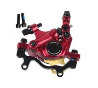 Pneumatic Cylinder MTB Oil Disc Hydraulic Brake Line Pull Calipers Front & Rear G3 Rotors 120/140/160/180MM MT200 M315(Red Rear)