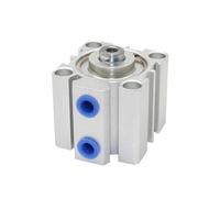 Pneumatic Cylinder SA 25/32/40/50/63/80/100 Bore Series Double Acting 45-100mm Stroke Compact Thin Air Cylinders
