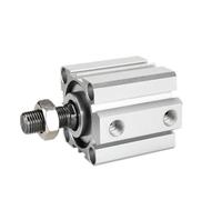 Pneumatic Cylinder SDA63 Bore 63mm Stroke 5/10/15/20/-100Bmm Small Square Thin Air Compact Outer Teeth 1Pcs(SDA63x90-B)