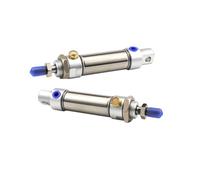 Pneumatic Cylinder Single-Action Spring Ejection Small MTA16/20/25 * 25/50/75/100/125/150/175/200/250/300 Stainless Steel(Stroke 100mm,Bore 16mm(MSA16))
