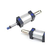 Pneumatic Cylinder, Standard Pneumatic Cylinder Double Rod Reset Adjustable Pistons Air SCJ125*50X75/100/150/200-50-S(SCJ125x150-50-S)