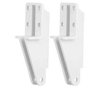 Pneumatic Door Closer Base - Replacement Hardware Parts for Door Jamb with 2-Pieces Set | ABS Build with Secure Support Function, Doorpost, Apartment Dormitory Bedroom Balcony 10.5cm 2-Pack