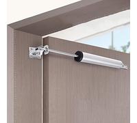 Pneumatic Door Closer, Heavy Duty Side-Mounted Automatic Device with Anti-Collision Buffer for Home Fire Doors, Mute Rebound