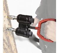 Pneumatic Double Cylinder Scaling Hammer 4200 Bpm Rust Remover with Anti-Vibration for Metal Surface Cleaning