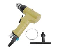 Pneumatic Drill Professional High Speed 1800RPM Reversible Rotation Drill Tool 3/8 Inch Chuck for Furniture Machine Production Aluminum Alloy Steel Construction