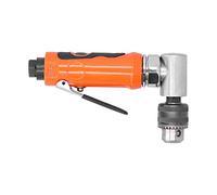 Pneumatic Drill Right Angle Elbow Body Handle Air Angular Drilling Machine Tool with Wrench and Air Nozzle KP-555L(Japanese Style)