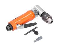 Pneumatic Drill with 1 / 4in Chuck, Elbow Angle 90°, Compact Air Tool - High Efficiency, Alloy Steel Build, Ideal for Narrow Spaces and Right Angle Drilling (USA Style.)