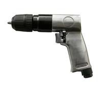 Pneumatic drill with keyless drill chuck