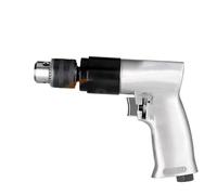 Pneumatic Drilling Machine 3/8" 1/4NPT 1800rpm High-Speed Cordless Pistol Type Gun Drill Reversible Air Hole