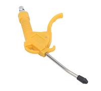 Pneumatic Dust Blowing Gun Powerful Industrial Air Pressure Blower with Replaceable Nozzle Orange ABS Material Low Consumption for Dust Powder and Moisture Removal