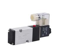 Pneumatic Electric Solenoid Valve 4M210/310/410-08 4M220/320/420-10/15 5-Way 5/2 Plate Valve 4M220-08 4M410-15 4M210-08L(4m410-15,5V)