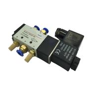 Pneumatic Electric Solenoid Valve 5 Way 2 Position Control Air Gas Magnetic 12V 24V 220V Coil Volt 6mm 8mm Hose Connection(12mm,AC36V)