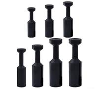 Pneumatic End Cap Push Fit Connector Air Line Quick Release Fitting ylon Blanking Hose Tube Pipe Stopper for Pneumatic System 4-16mm Black(10MM)