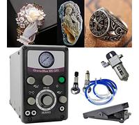 Pneumatic Engraving Machine, Dual Head Impact Graver with Adjustable Speed for Jewelry, Crafts and Wrought Iron