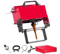Pneumatic Engraving Machine - Handheld Tool for Marking Codes, Graphics, and Logos, Adjustable Depth 0.01-1mm, Micro-Percussion Marking Tool for Precision Engraving
