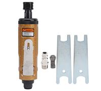 Pneumatic Engraving Machine Mini Angle Die Grinder KP621, Compact Pneumatic Grinder with Rear Exhaust, High Torque Air Tool for Mold Glass Stone Craft Engraving at 0.6MPa (EU Style)