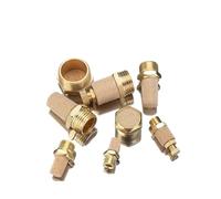 Pneumatic Exhaust Muffler Silencer Pneumatic Exhaust Muffler Silencer 1/8‘’ 1/4‘’ 3/8‘’ 1/2‘’ BSP Male Thread For Air Noise Brass Adjustable Long Short BSL(Long-04)