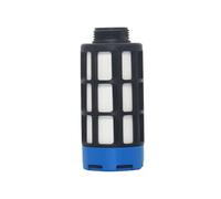 Pneumatic exhaust silencer 1pc blue plastic muffler U-1/2/3/4 pneumatic exhaust noise reduction silent manifold plate accessories(U-3I8 2309)