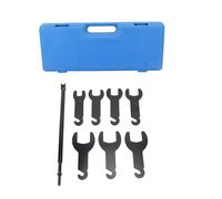 Pneumatic Fan Clutch Wrench Set Durable Metal Easy to Use for Automotive Projects Portable Case Included Focus