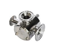 Pneumatic Filling Machine Accessories 304 and 316 Paste Liquid Dual-Purpose Sauce Granule Three-Way Rotary Valve(Specification 5)