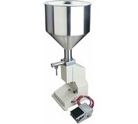 Pneumatic Filling Machine, Automatic Liquid Paste Bottle Filler with Foot Pedal, Ideal for Cosmetic Products and Shampoo, 10-100ml Capacity