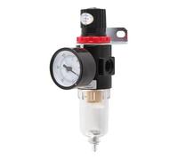 Pneumatic Filter Regulator Air Treatment Unit Water Separator with Pressure AFR2000 for Automation Machinery Manufacturing and Automobile Industries Aluminum Alloy G1/4 Thread